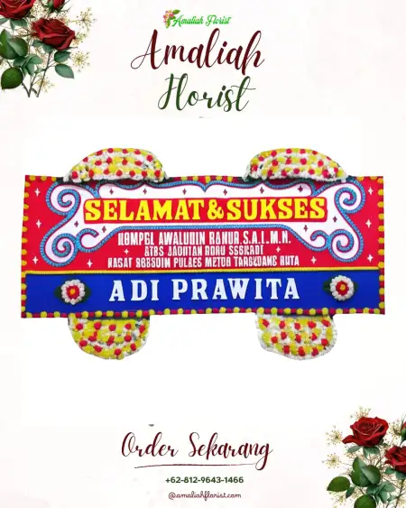 Papan Bunga Ucapan Selamat rancakalong